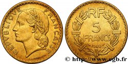 5 francs Lavrillier, bronze-aluminium 1940  F.337/4 SPL63 