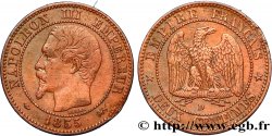Deux centimes Napoléon III, tête nue 1855 Lyon F.107/29 TTB45 