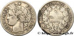 2 francs Cérès, avec légende 1871 Paris F.265/4