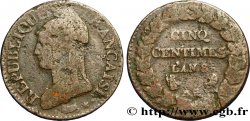 Cinq centimes Dupré, grand module 1800 Metz F.115/102