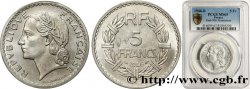5 francs Lavrillier, aluminium 1946 Beaumont-Le-Roger F.339/7