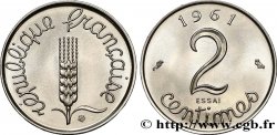 Essai de 2 centimes Épi 1961 Paris F.111/2 MS64 