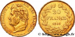 20 francs or Louis-Philippe, Domard 1843 Lille F.527/30 TTB50 