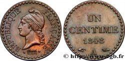 Un centime Dupré, IIe République 1848 Paris F.101/1