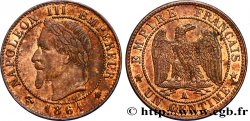 Un centime Napoléon III, tête laurée 1861 Paris F.103/1