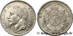 5 francs Napoléon III, tête laurée 1868 Strasbourg F.331/13