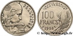 100 francs Cochet, chouette 1958  F.450/13 AU58 