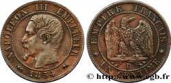 Un centime Napoléon III, tête nue 1854 Lyon F.102/12