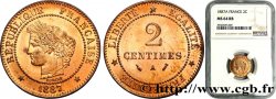 2 centimes Cérès 1887 Paris F.109/13