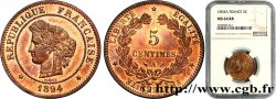 5 centimes Cérès 1894 Paris F.118/36