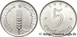5 centimes Épi 1963  F.124/5