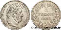 5 francs IIIe type Domard 1845 Lille F.325/9