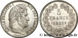 5 francs Ier type Domard, tranche en relief 1831 Paris F.320/1