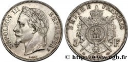 5 francs Napoléon III, tête laurée 1867 Paris F.331/10