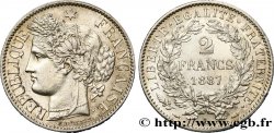 2 francs Cérès, avec légende 1887 Paris F.265/13
