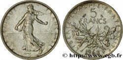 5 francs Semeuse, argent 1968 Paris F.340/12
