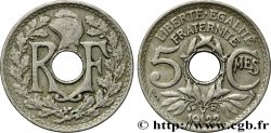 5 centimes Lindauer, petit module 1922 Poissy F.122/5