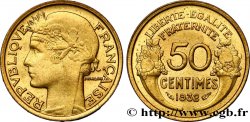 50 centimes Morlon, sans raisin ni fruit, 9 et 2 fermés 1932  F.192/9