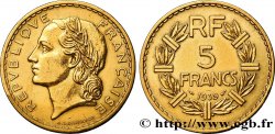 5 francs Lavrillier, bronze-aluminium 1939  F.337/3