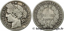 1 franc Cérès, IIIe République 1871 Bordeaux F.216/3