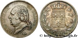 5 francs Louis XVIII, tête nue 1817 Lille F.309/27