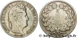 5 francs Ier type Domard, tranche en creux 1831 Perpignan F.319/7