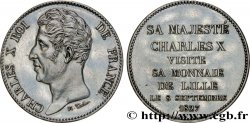 Monnaie de visite, module de 5 francs, pour la visite du roi à la Monnaie de Lille 1827 Lille VG. 2647  SUP+ 