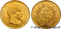 10 francs or Napoléon III, tête nue 1859 Paris F.506/7 AU50 