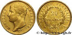 20 francs or Napoléon tête nue, type transitoire 1807 Paris F.514/1