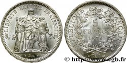 5 francs Hercule, dite “Camélinat” 1871 Paris F.334/3 SUP62 