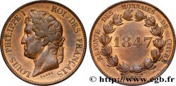 Refonte des monnaies de cuivre, essai au module de 5 centimes en bronze 1847 - VG.2997 