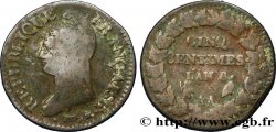 Cinq centimes Dupré, grand module 1800 Metz F.115/102