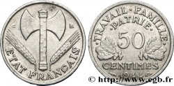 50 centimes Francisque, légère 1944 Castelsarrasin F.196/6