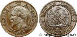 Deux centimes Napoléon III, tête nue 1857 Lille F.107/51