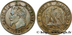 Deux centimes Napoléon III, tête laurée 1862 Bordeaux F.108A/7