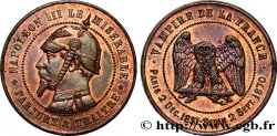 Monnaie satirique Br 32, module de dix centimes 1870  Coll.37 