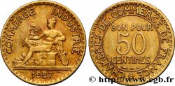 50 centimes Chambres de Commerce 1927 Paris F.191/9