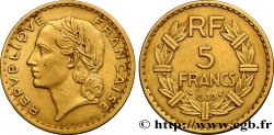 5 francs Lavrillier, bronze-aluminium 1939  F.337/3
