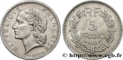 5 francs Lavrillier, aluminium 1949 Beaumont-le-Roger F.339/19