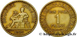 1 franc Chambres de Commerce 1926 Paris F.218/8