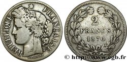 2 francs Cérès, sans légende 1870 Bordeaux F.264/3
