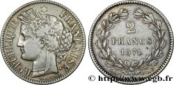 2 francs Cérès, sans légende 1871 Bordeaux F.264/4