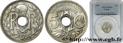 5 centimes Lindauer, petit module 1938 Paris F.122/21
