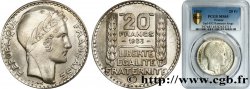 20 francs Turin, rameaux longs 1933  F.400/5