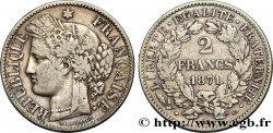 2 francs Cérès, avec légende 1871 Bordeaux F.265/7