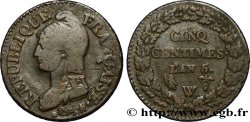 Cinq centimes Dupré, grand module 1797 Lille F.115/31