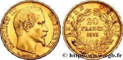 20 francs or Napoléon III, tête nue 1853 Paris F.531/1