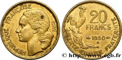 20 francs Georges Guiraud, 3 faucilles 1950 Beaumont-Le-Roger F.401/2