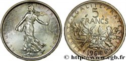 5 francs Semeuse, argent 1964 Paris F.340/8