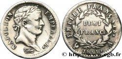 Demi-franc Napoléon Ier tête laurée, Empire français 1811 Paris F.178/21 TTB40 